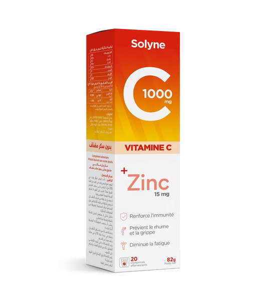Solyne Vitamine C 500mg, 15 comprimés effervescents
