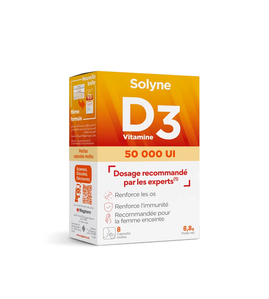 Solyne Vitamine D3, 8 capsules