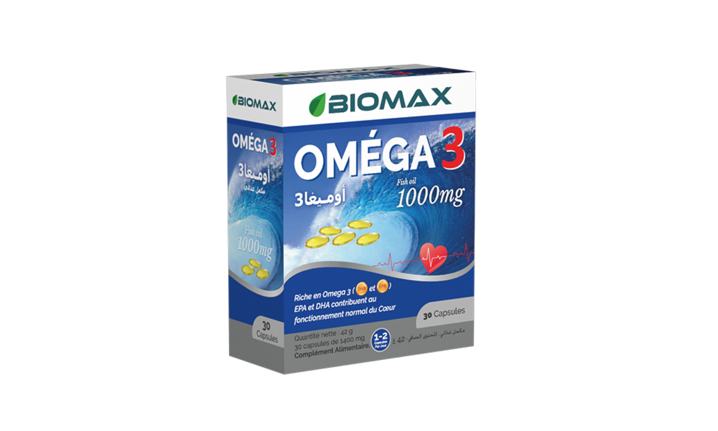 Biomax Omega-3, 30 capsules